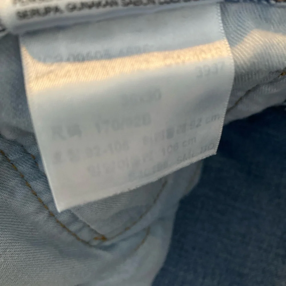 LEVI'S 505 Regular Fit Straight Leg Jeans Men 36x30 Medium Wash Stretch Denim
